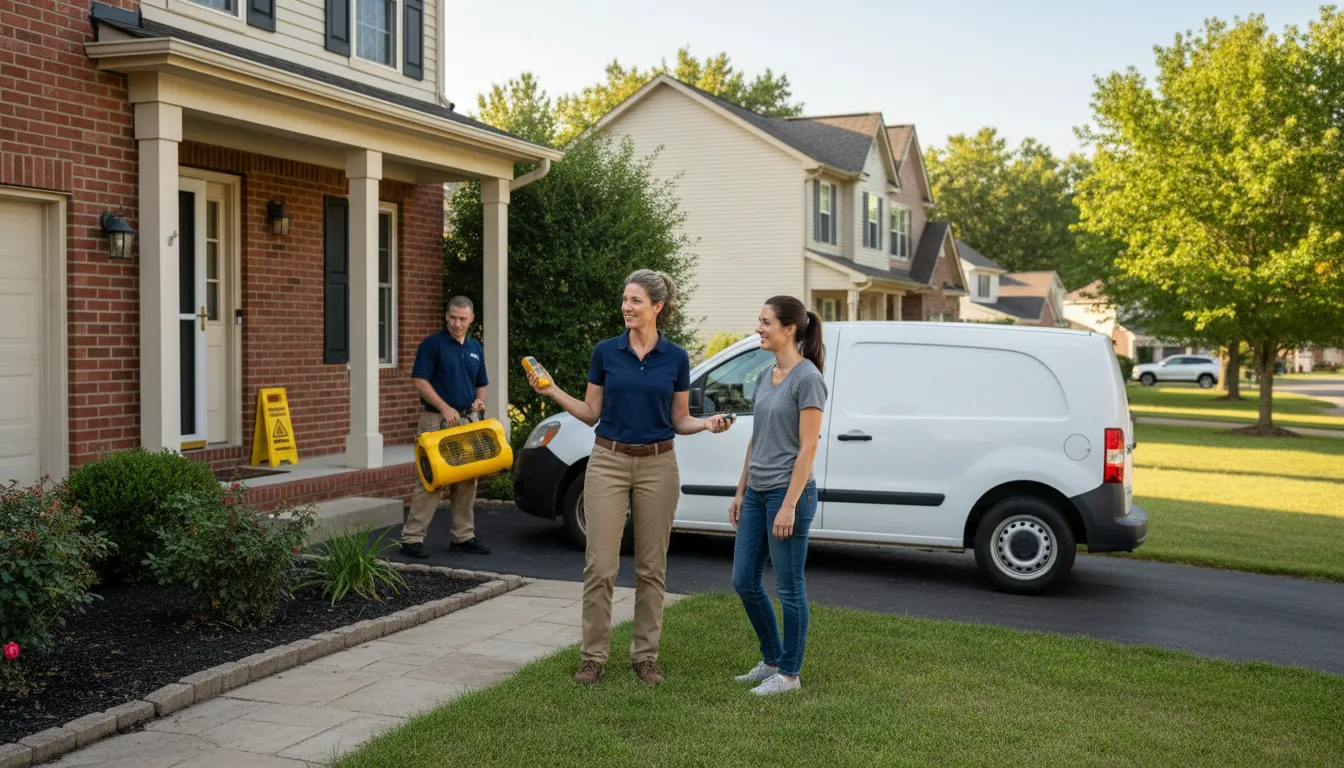 Water restoration image for Mold Remediation in Glendale, KY